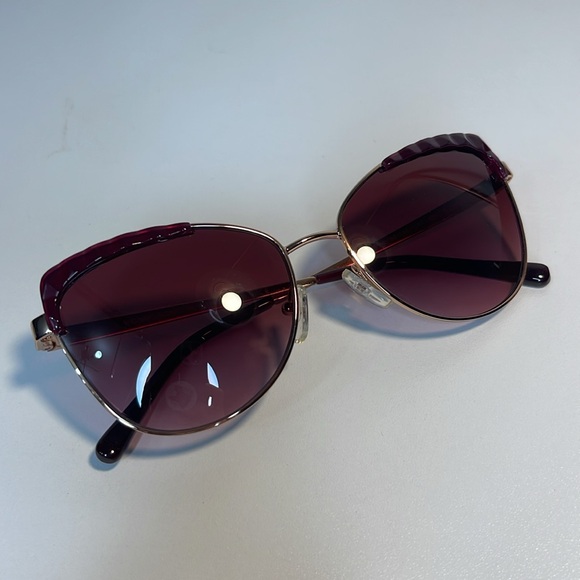 Michael Kors Rose Gol Bburgundy Gradient Sunglasses MK1084 11088H 56 - Picture 4 of 12